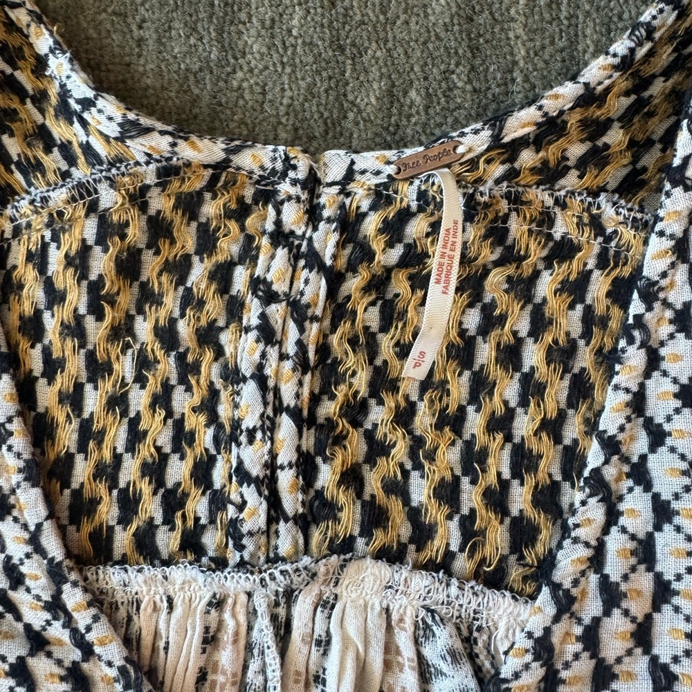 Free People Boho Ruffle Crop Top - Picture 3 of 5